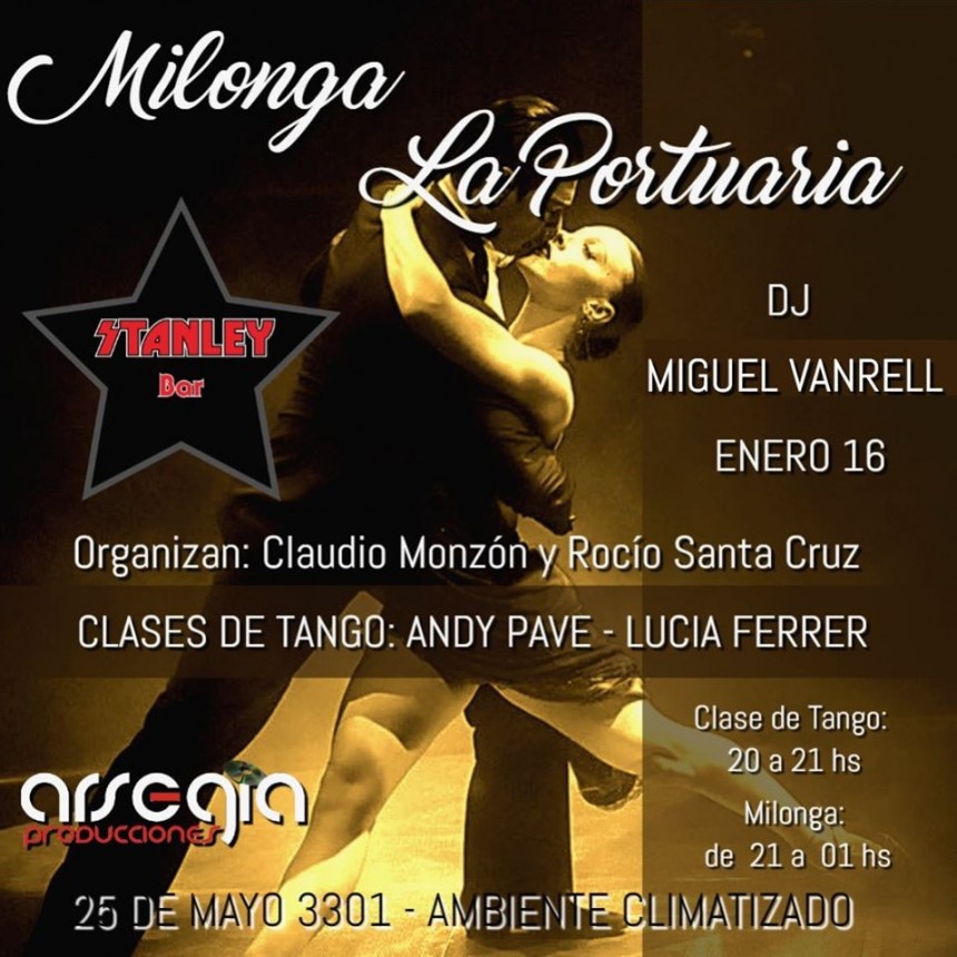 16/1 - Milonga LA PORTUARIA en Stanley
