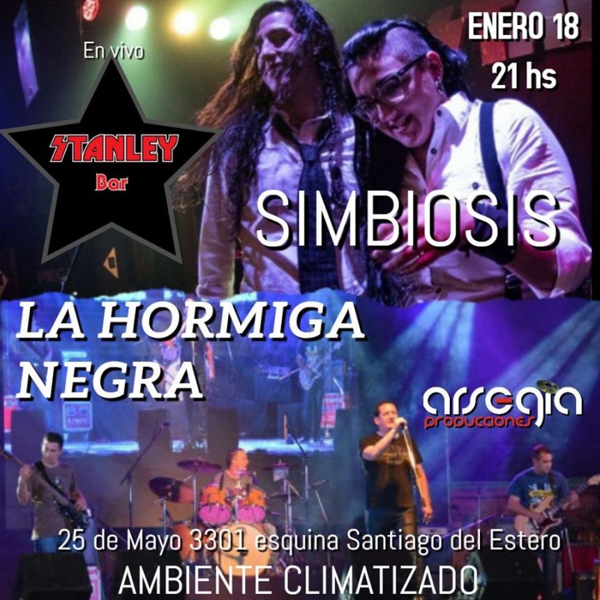 18/1 - La Hormiga Negra y Simbiosis en Stanley