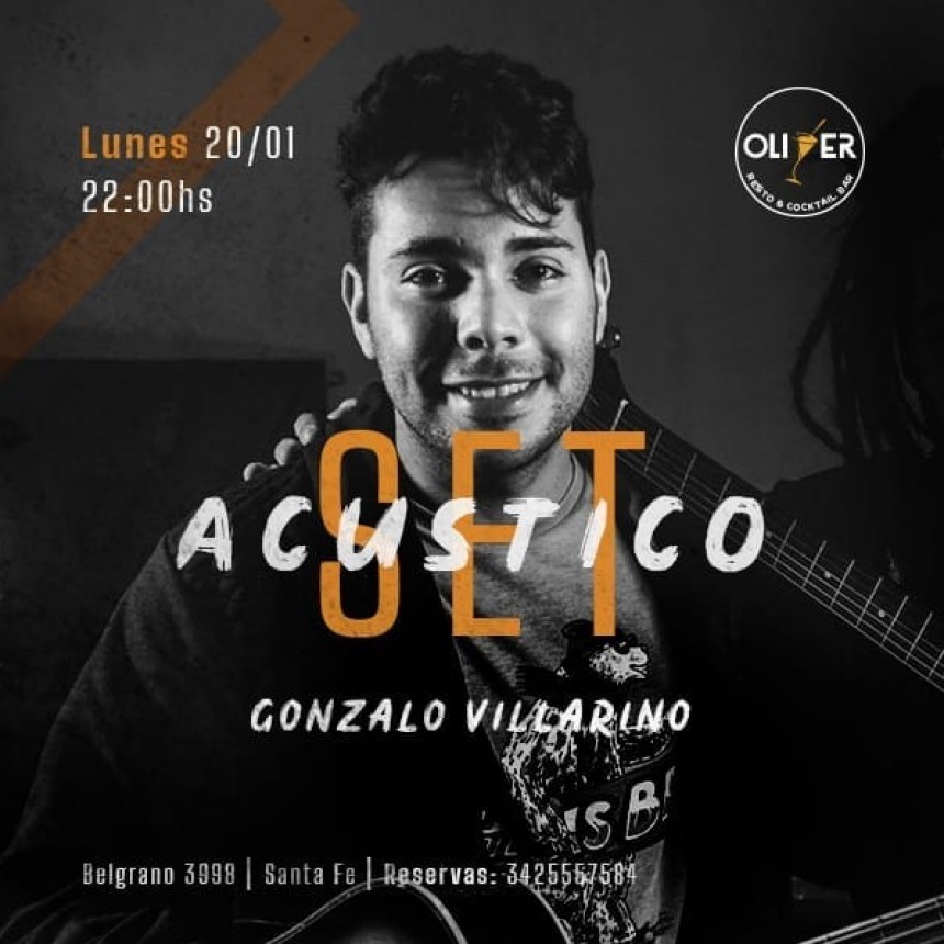 20/1 - GONZALO VILLARINO ac&uacute;stico