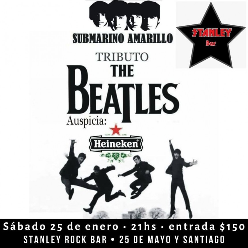 25/1 - TRIBUTO BEATLE en Stanley Bar