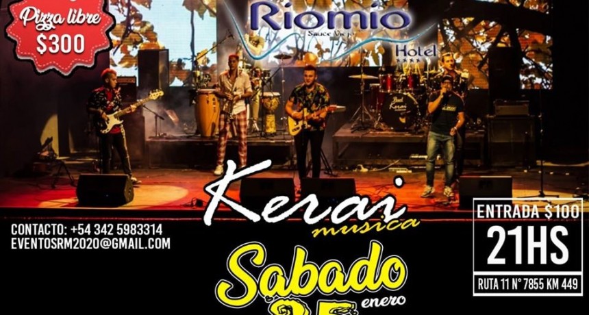 25/1 - KERAI en Riomio Hotel