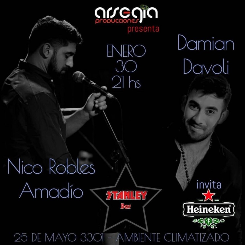 30/1 - Nico Robles Amad&iacute;o y Dami&aacute;n Davoli en Stanley