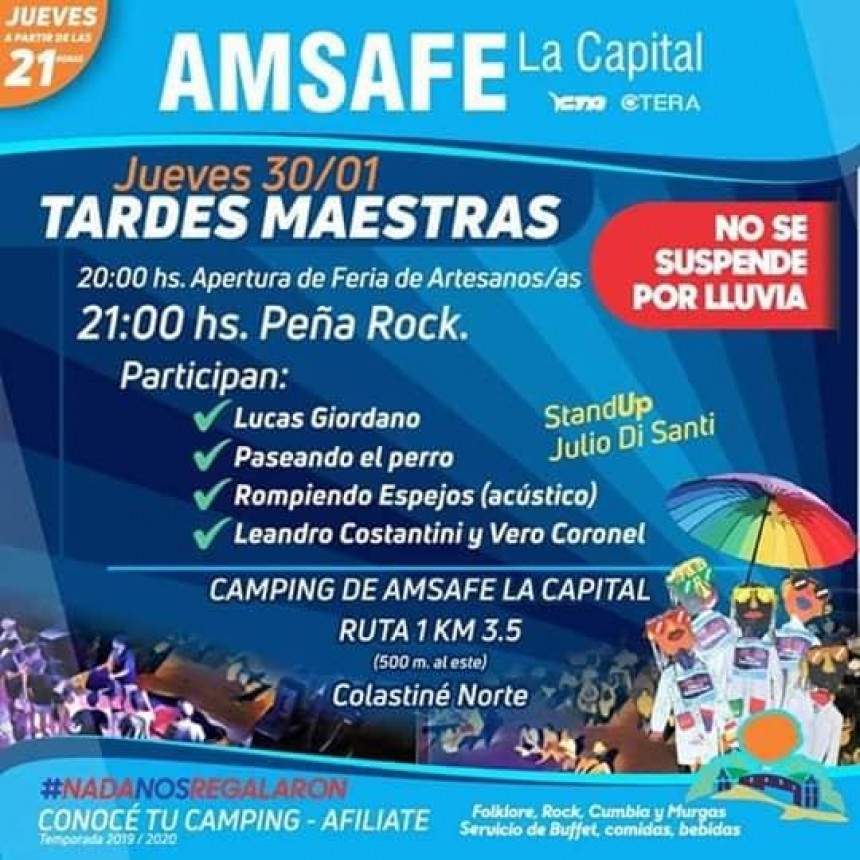 30/1 - TARDES MAESTRAS en AMSAFE