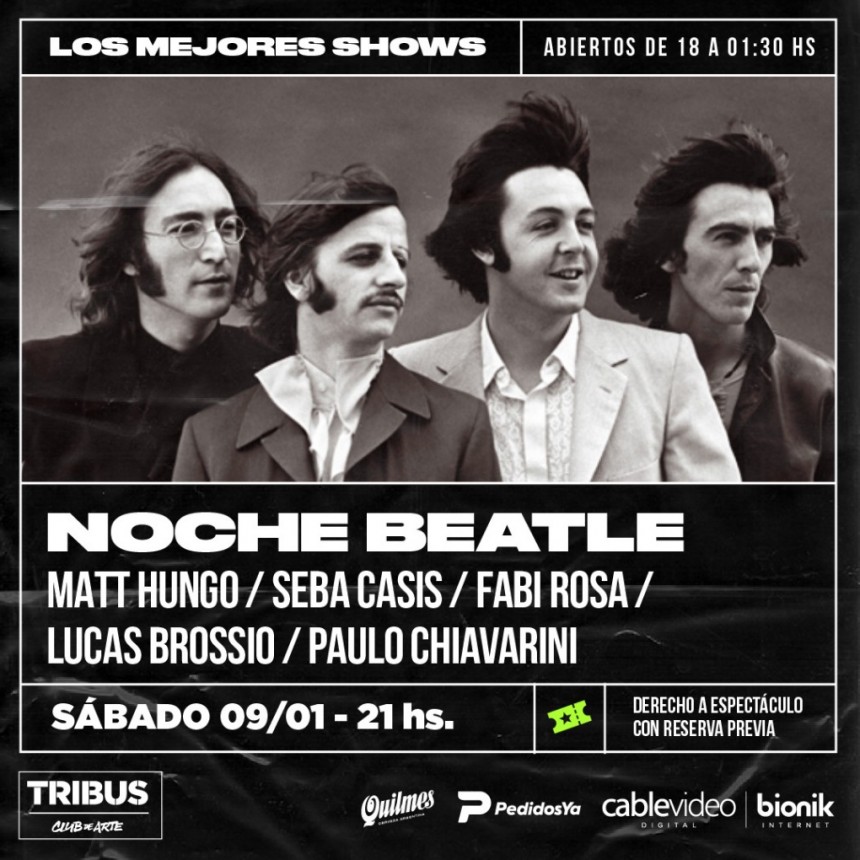 9/1- NOCHE BEATLE 