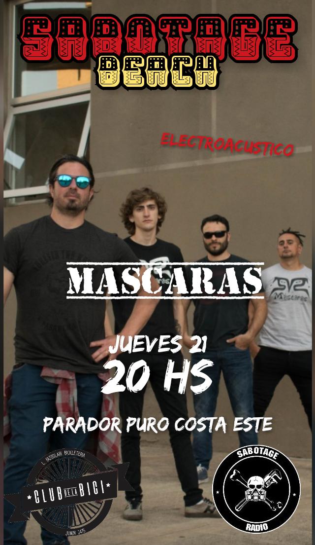 21/1 - M&Aacute;SCARAS en la playa