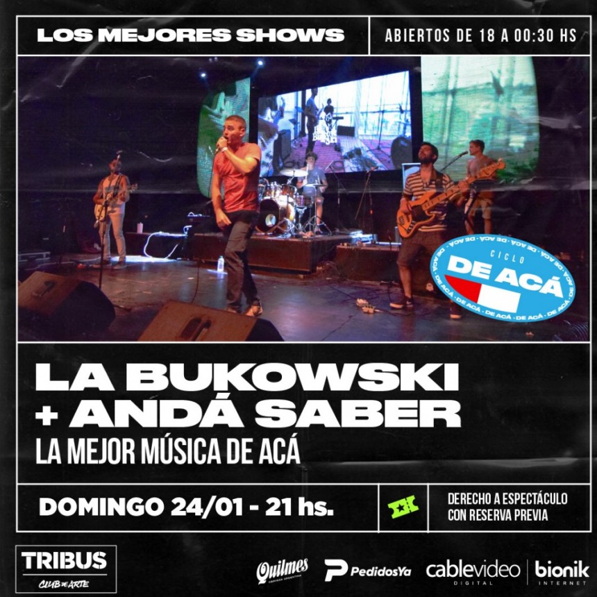 24/1 - Rock del nuestro en Tribus