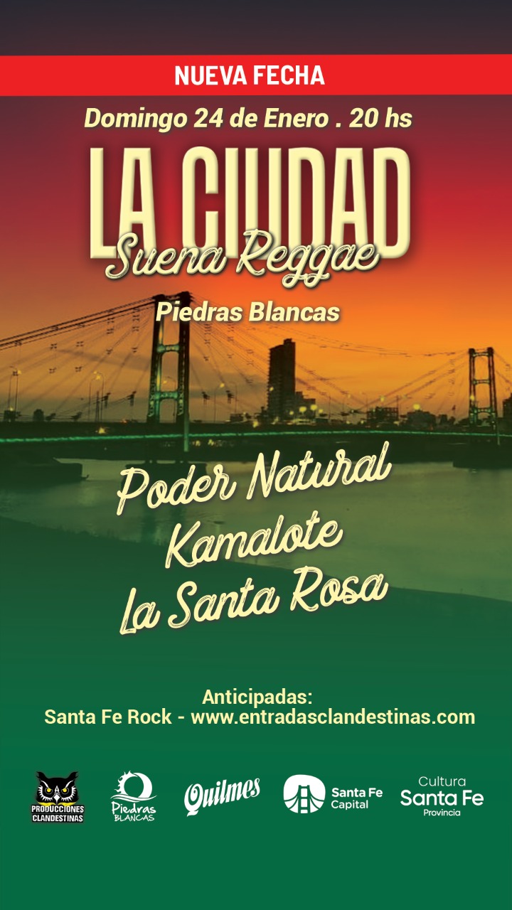 24/1 - La ciudad suena REGGAE