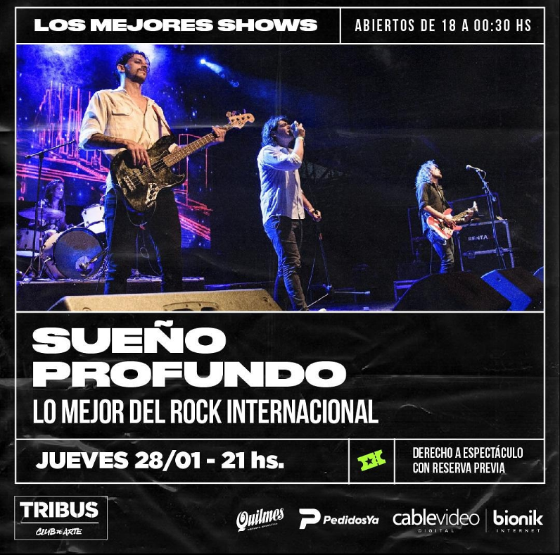 28/1 - SUE&Ntilde;O PROFUNDO en Tribus