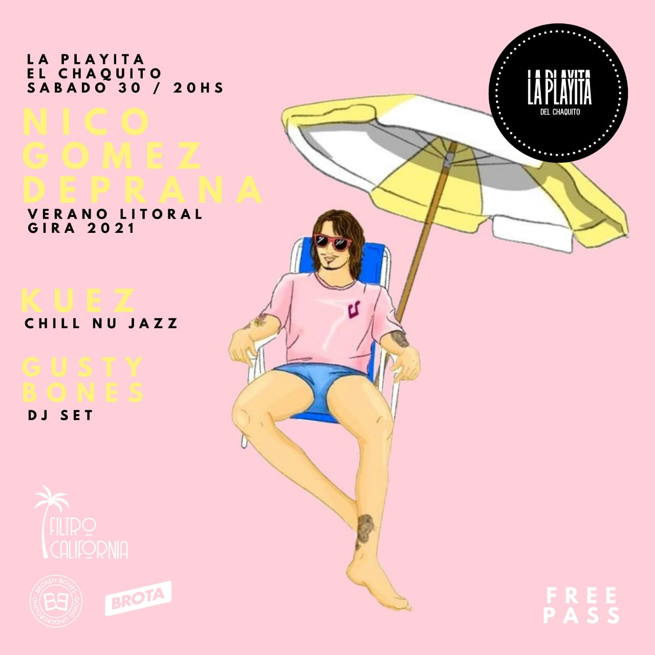 30/1 - M&uacute;sica en vivo en La Playita