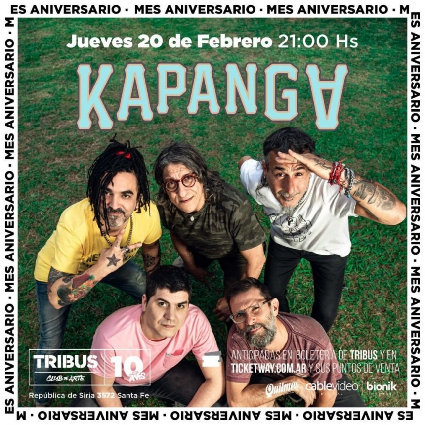 20/2 - KAPANGA en Tribus
