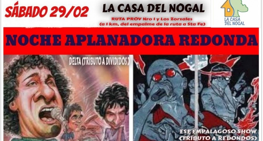 29/2 - NOCHE DE TRIBUTOS en EL NOGAL