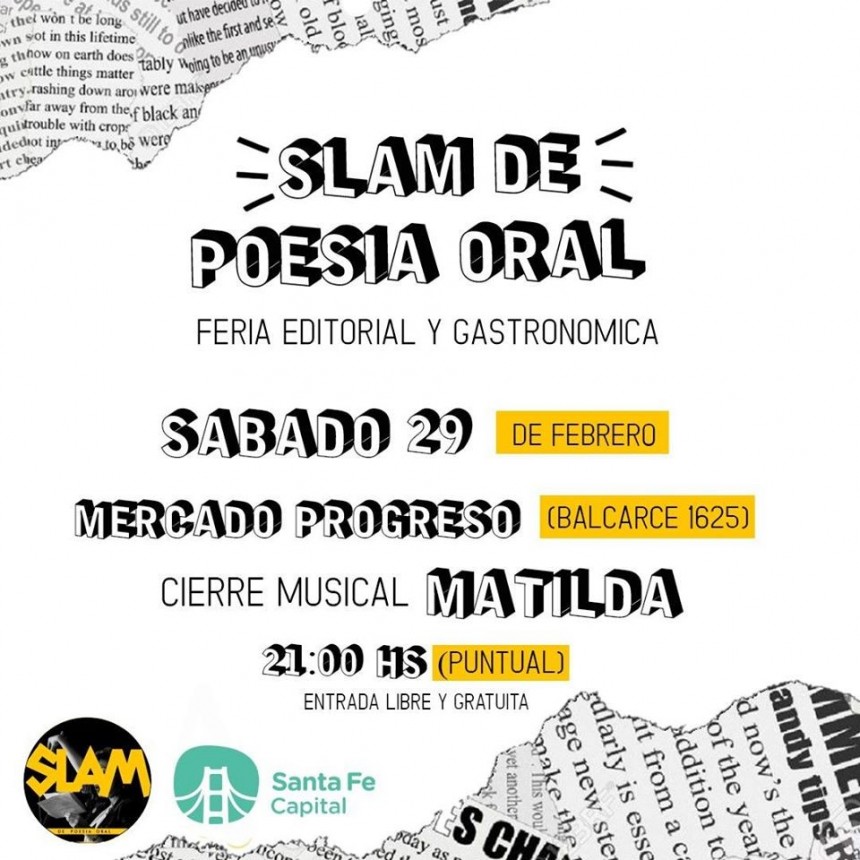 29/2 - Slam de Poesia Oral + Matilda