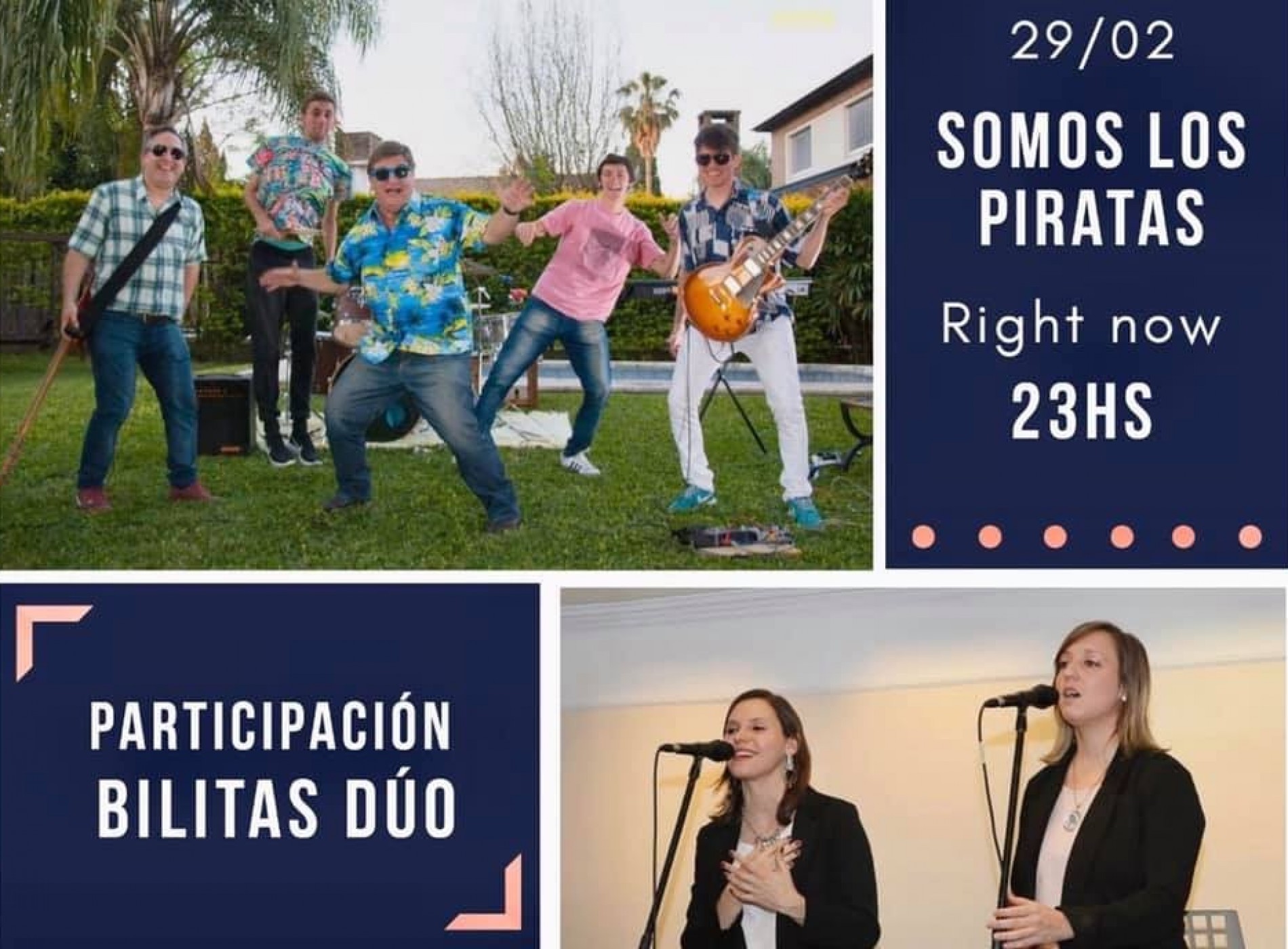 29/2 - Somos los Piratas & Bilitas Duo