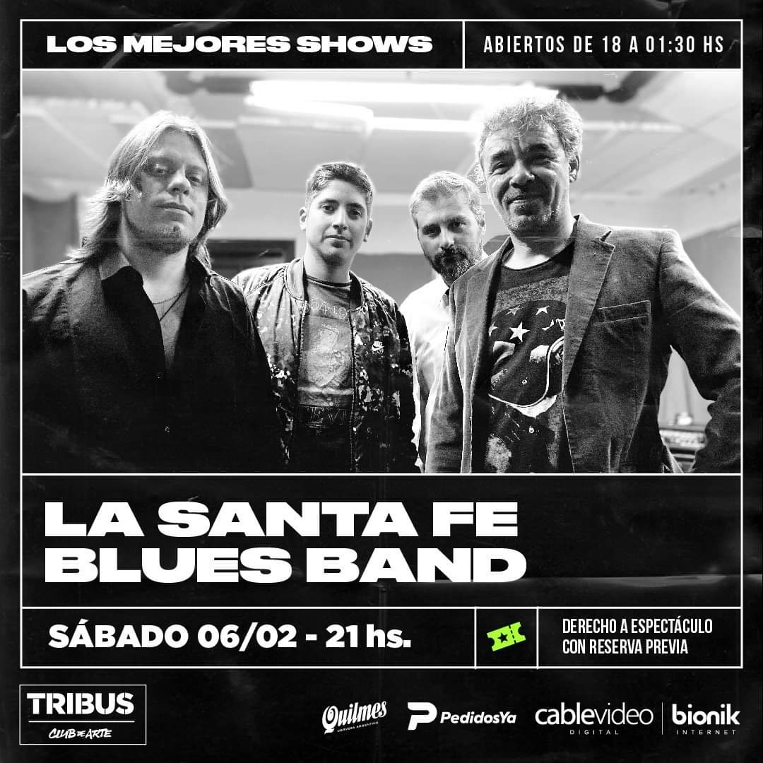 6/2 - La Santa Fe Blues Band en Tribus