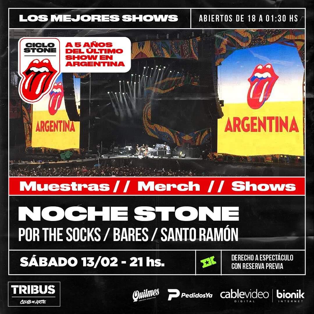 13/2 - Tributo a The Rolling Stone en Tribus