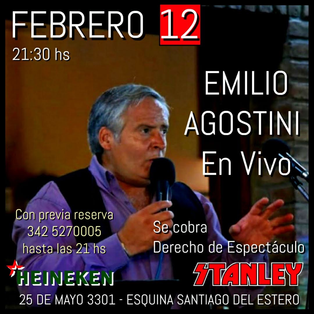 12/2 - Emilio Agostini en STANLEY