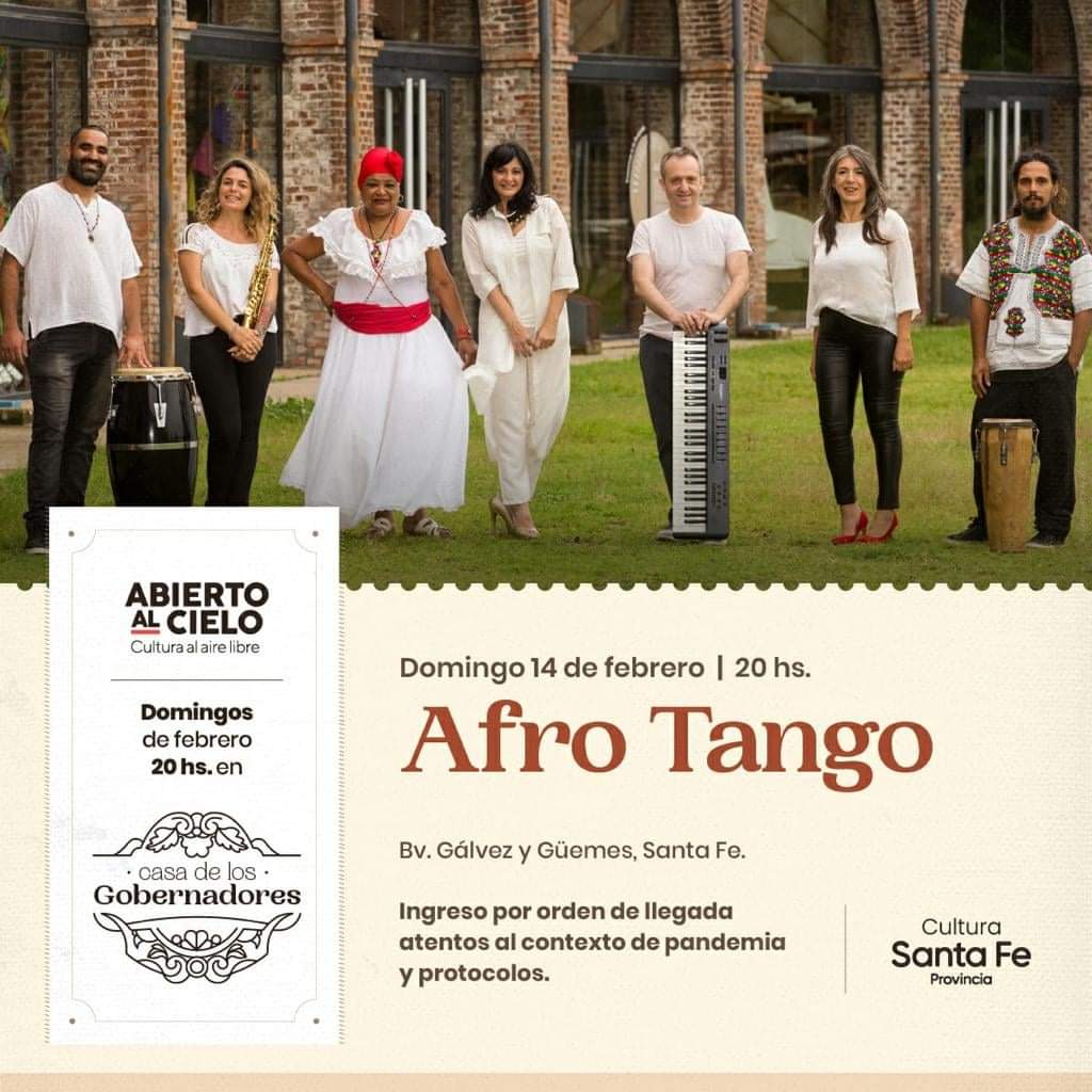 14/2 - Afrotango en la Casa de los Gobernadores