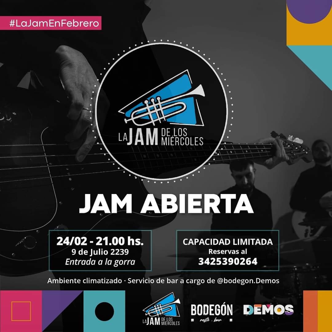 24/2 - Jam abierta en DEMOS
