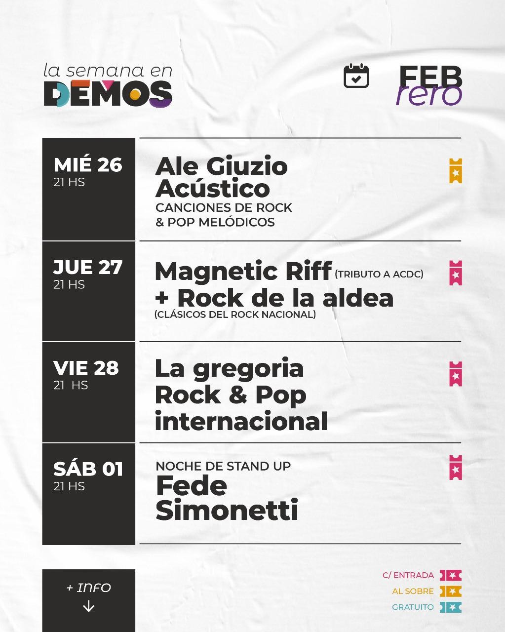 La semana en DEMOS del 26/2 al 1/3