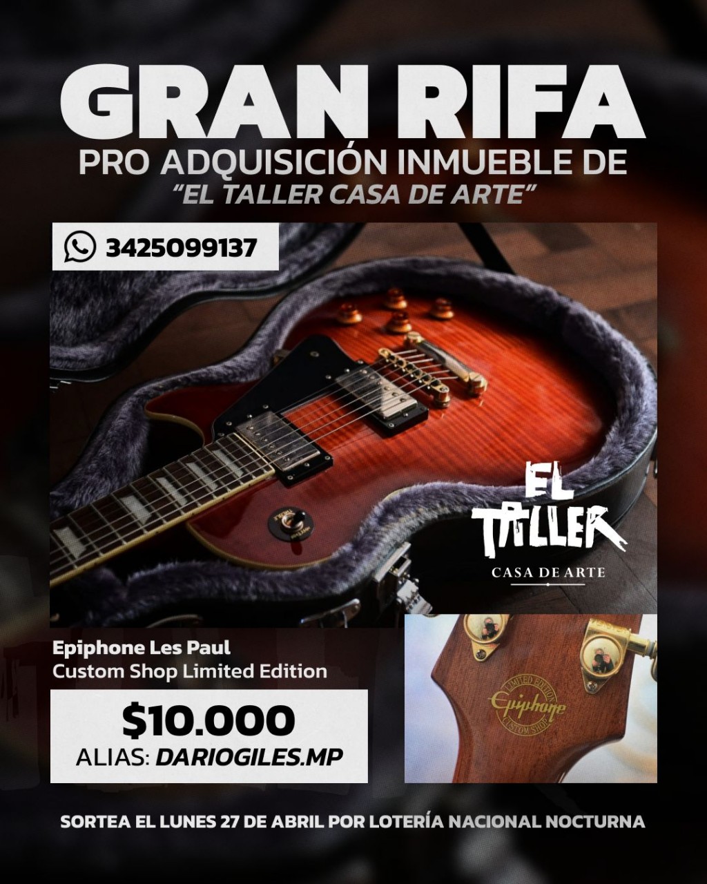 GRAN RIFA por una GUITARRA LES PAUL