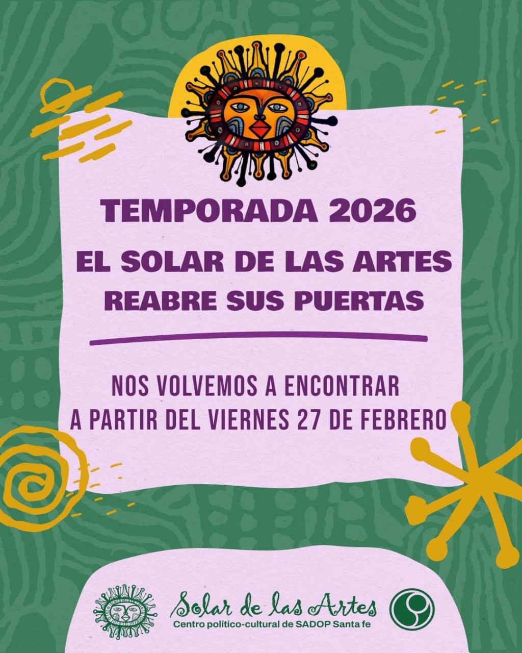 El Solar reabre sus puertas este fin de semana