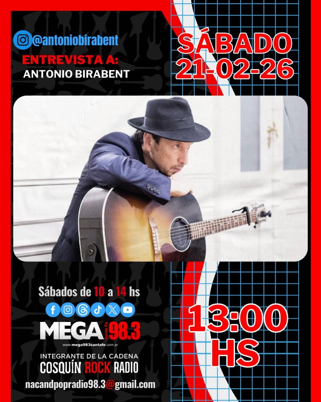 ANTONIO BIRABENT charló con NAC & POP antes de su visita a Santa Fe