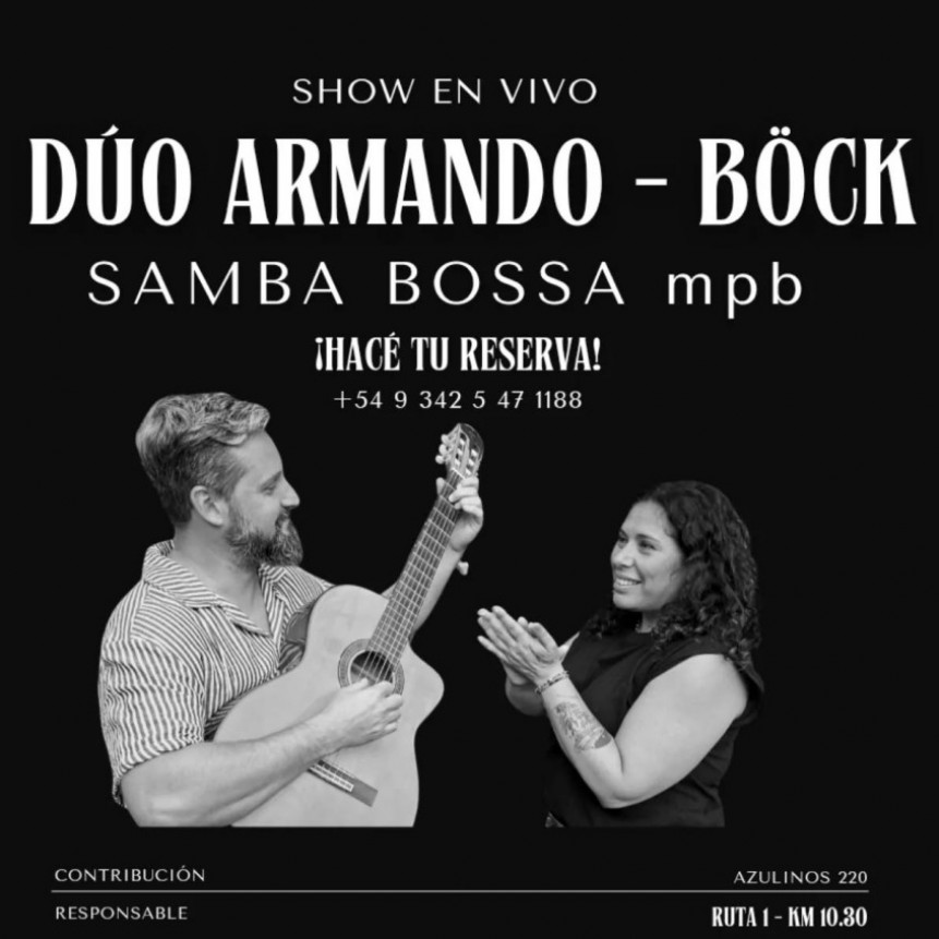 21/2 - D&Uacute;O ARMANDO - B?&ndash;CK en Casablanca. Caf&eacute; de La Costa.