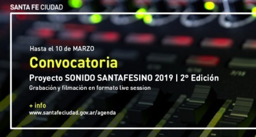 CONVOCATORIA SONIDO SANTAFESINO 2019