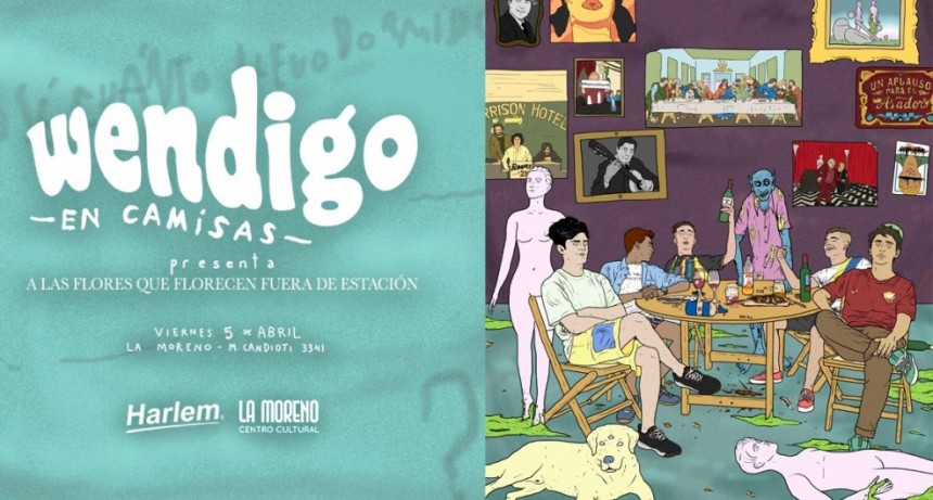 5/4 - Wendigo en Camisas presenta su disco