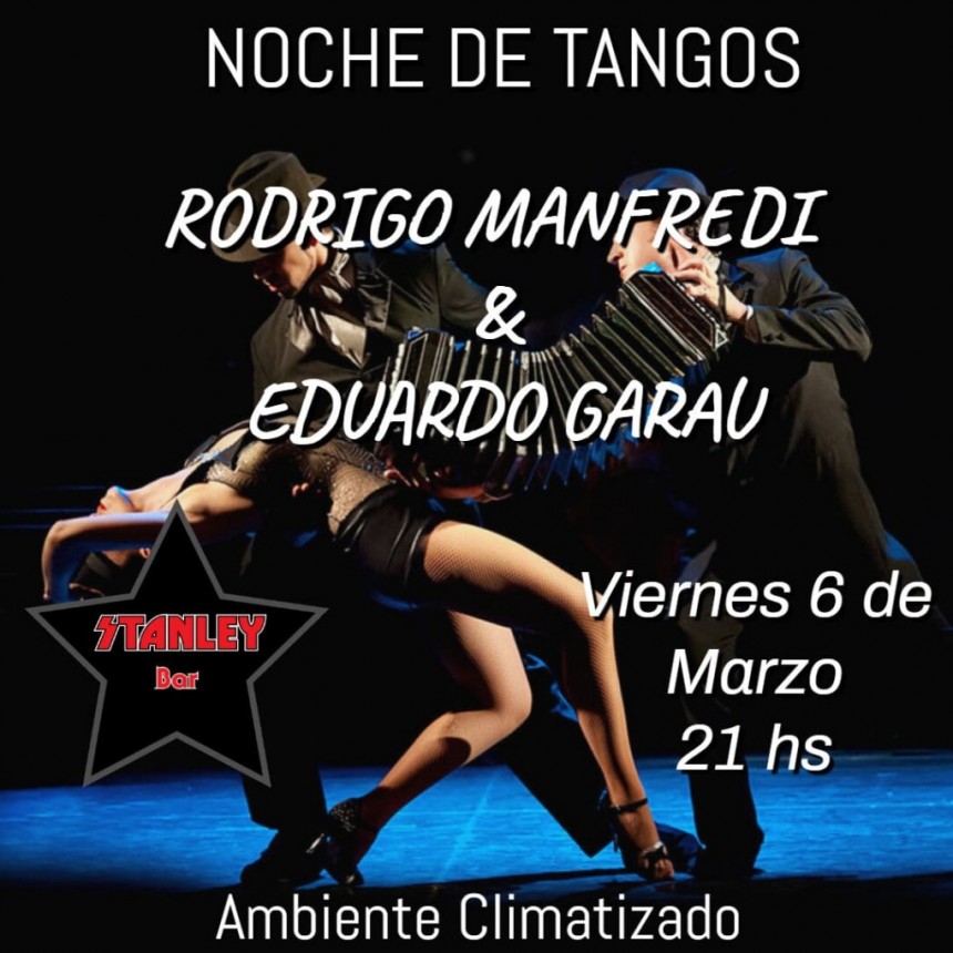 6/3 - NOCHE DE TANGO en Stanley