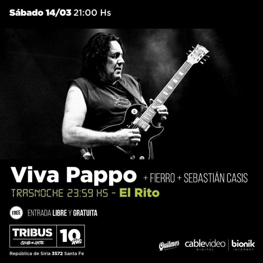 14/3 - Rock en s&aacute;bado en Tribus
