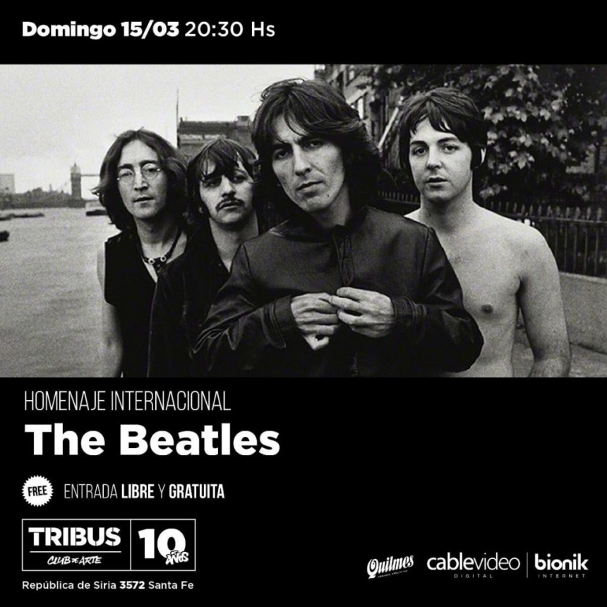 15/3 - Tributo a The Beatles en Tribus