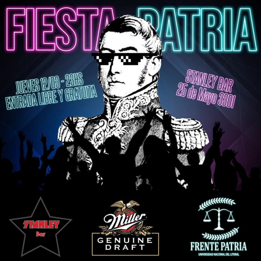 12/3 - FIESTA PATRIA en Stanley