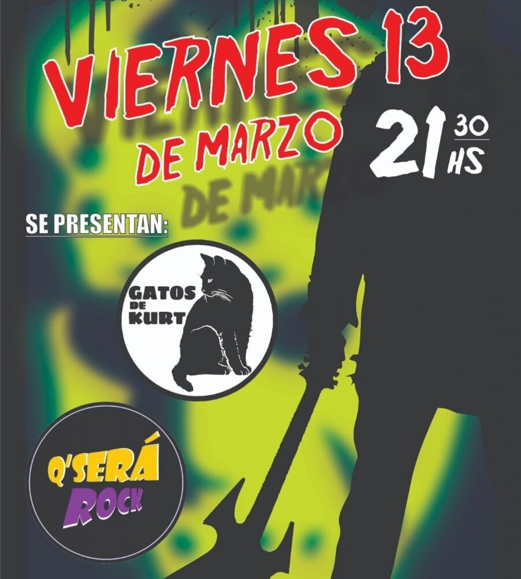 13/3 - GATOS DE KURT & Q' SER&Aacute; ROCK en Stanley
