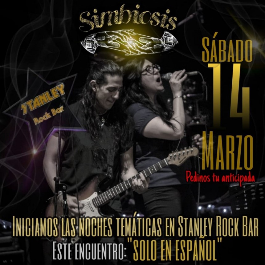 14/3 - SIMBIOSIS inaugura NOCHES TEM&Aacute;TICAS en Stanley