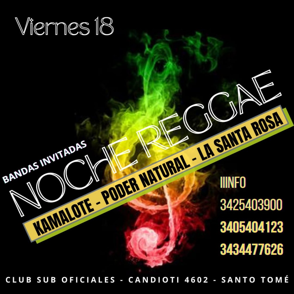 18/03 - Noche de reggae en Santoto