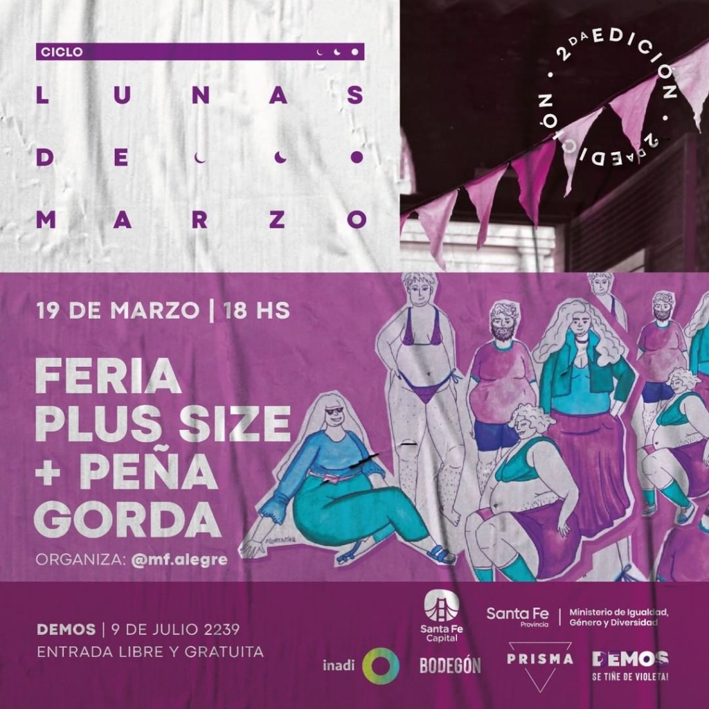 19/03 - Feria Plus Size + Peña Gorda en Demos