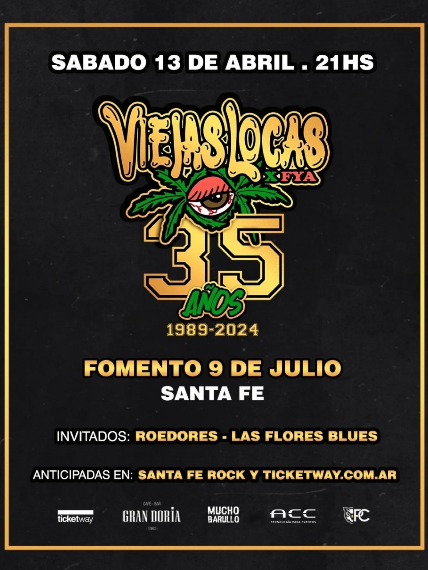 13/4 - VIEJAS LOCAS en Santa Fe
