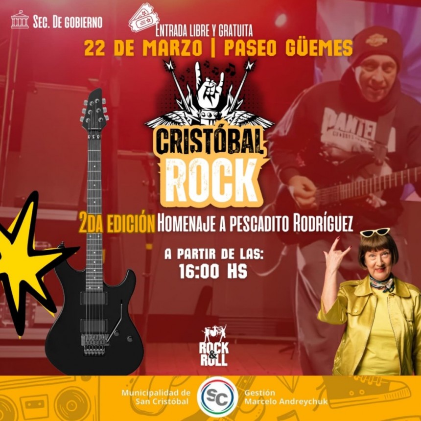 22/3 - "CRISTOBAL ROCK" 2da edici&oacute;n
