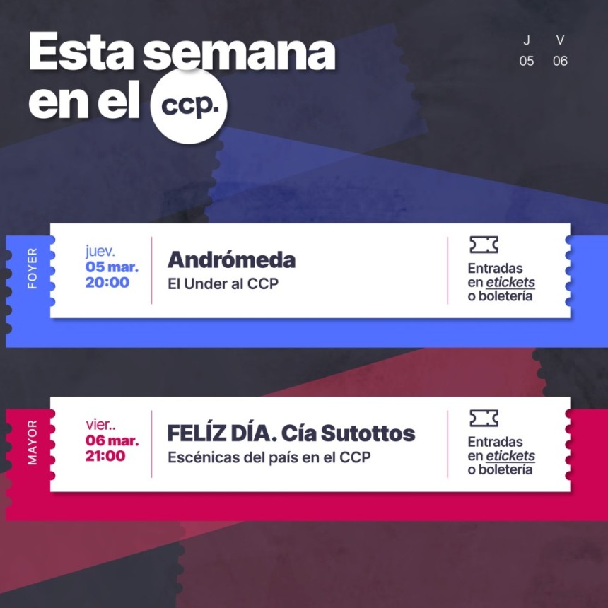 Agenda del Centro Cultural Paco Urondo para esta semana