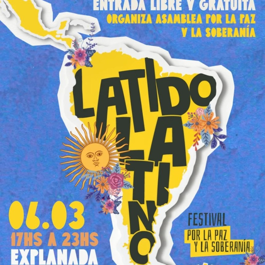 6/3 - Festival Latido Latino