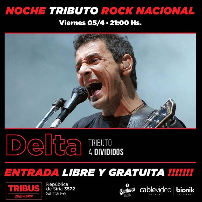 5/4 - DELTA tributo a Divididos en Tribus