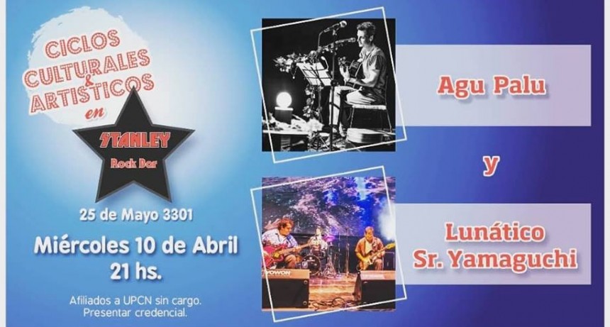 10/4 - CICLO DE RECITALES DE UPCN en Stanley