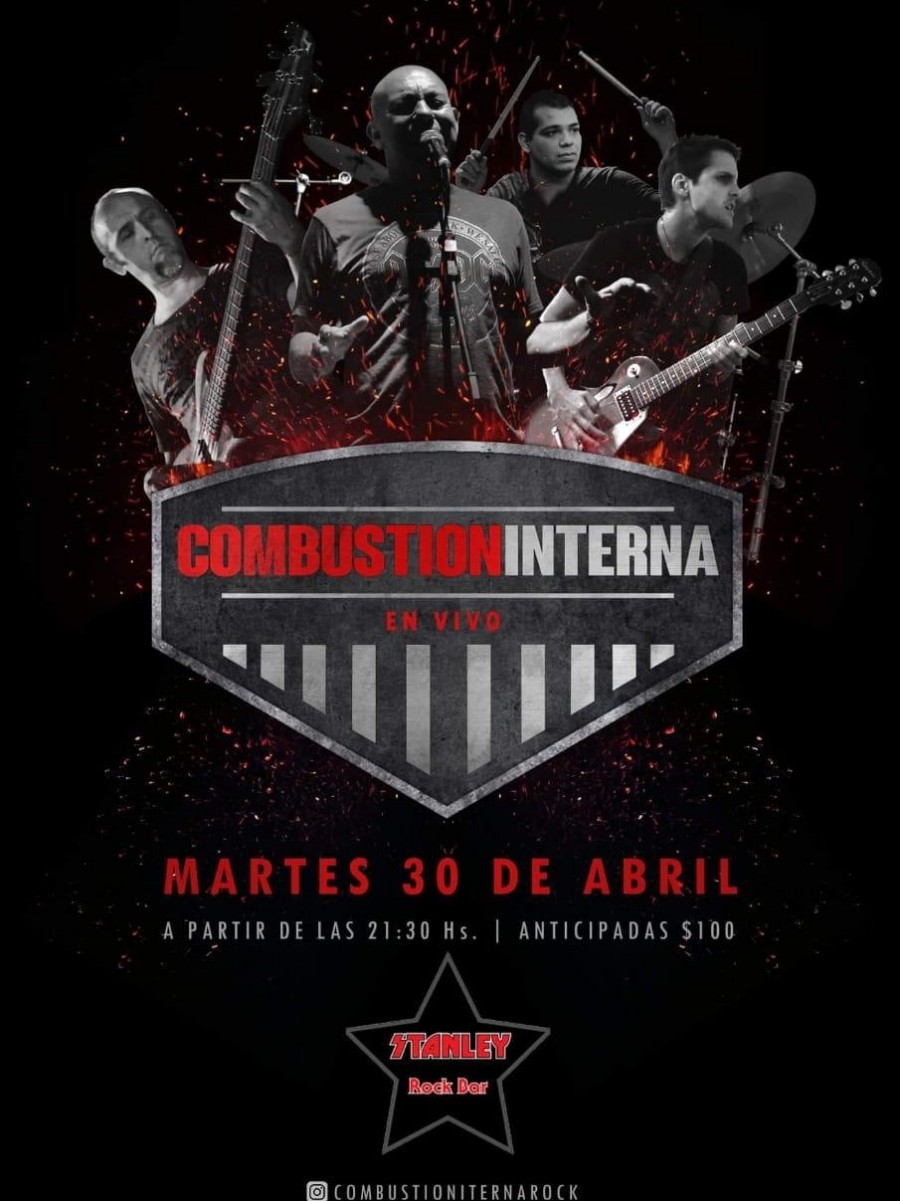 30/4 - COMBUSTION INTERNA en Stanley Rock Bar