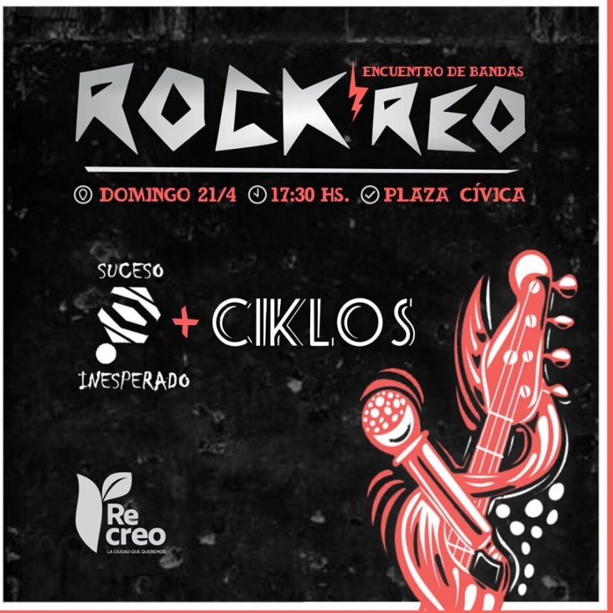 21/4 - "Rockreo 2019": tarde a puro rock