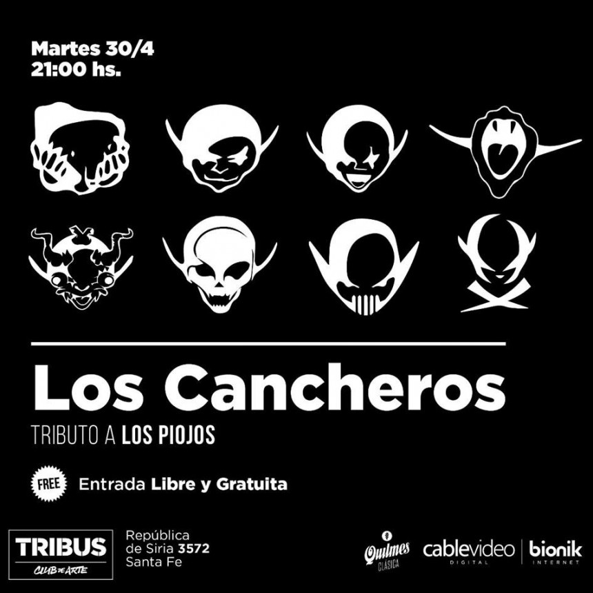 30/4 - LOS CANCHEROS en Tribus