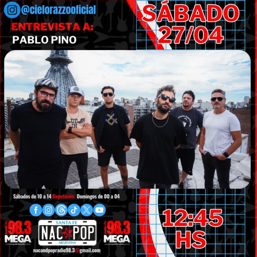Pablo Pino pas&oacute; por los micr&oacute;fonos de NAC & POP