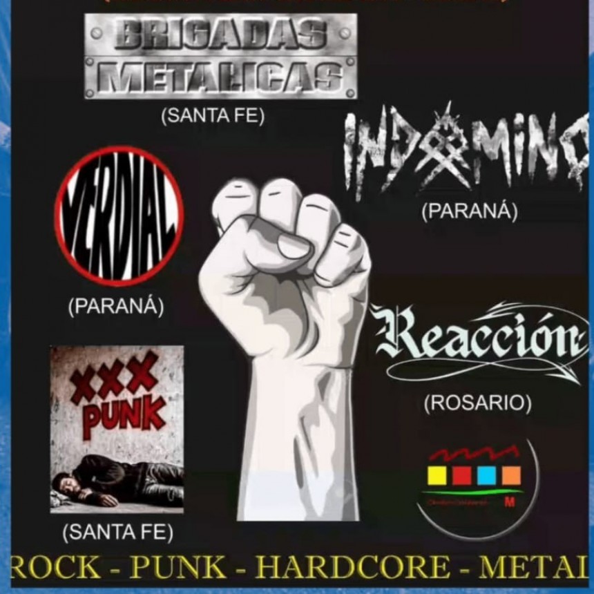 5/4 - LITORAL ROCK FESTIVAL INDEPENDIENTE en el C.A.M.Co