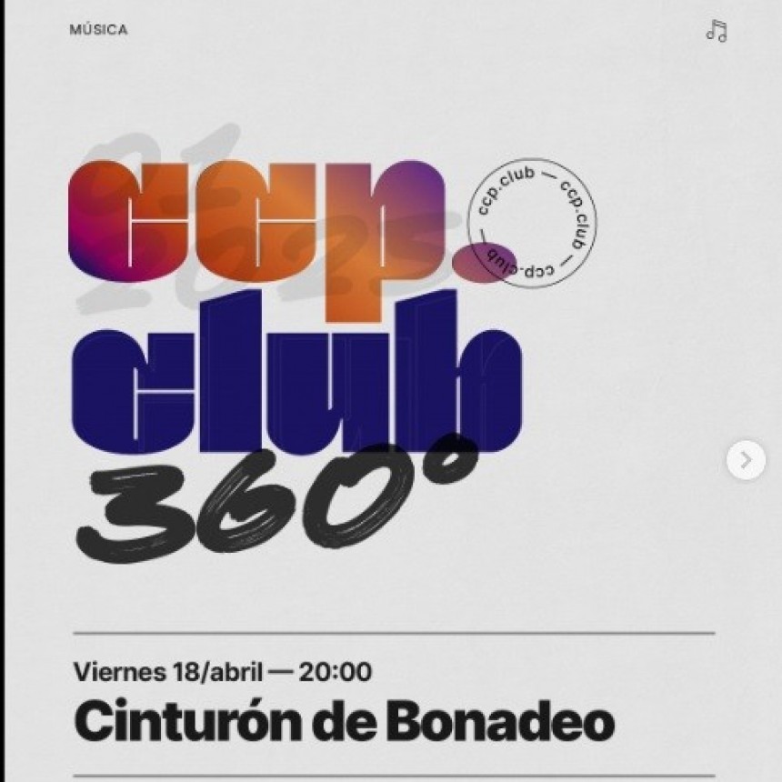 18/4 - CCP Club 360: Cinturón De Bonadeo