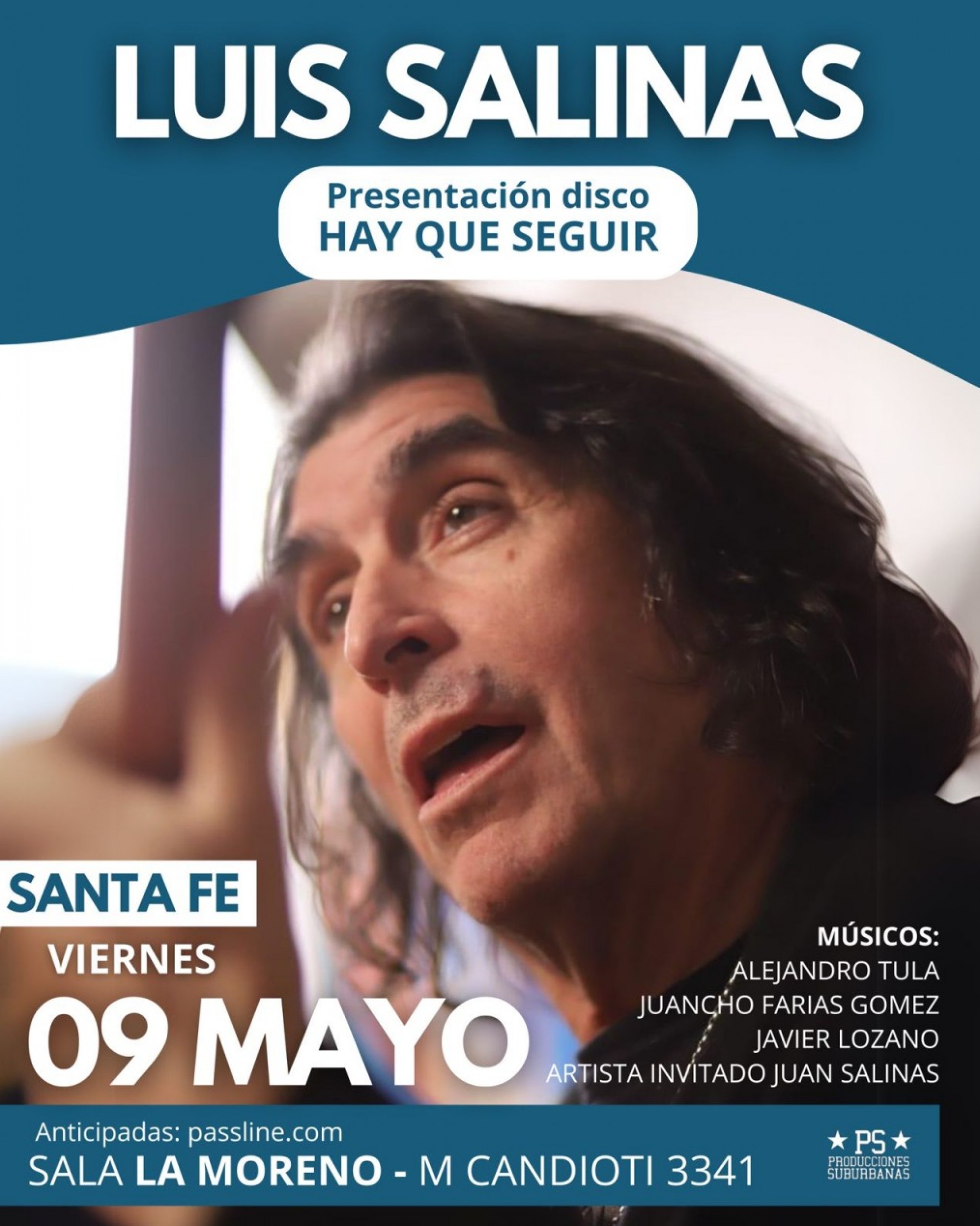 9/5 - Luis Salinas en Santa Fe 